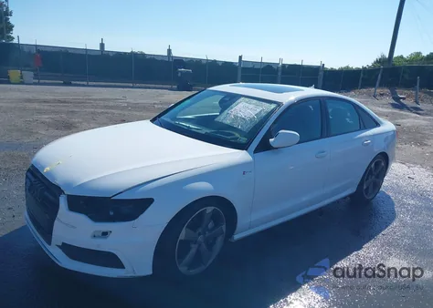 2015 Audi A6 3.0T Premium Plus from USA, damaged, VIN WAUHGAFC3FN040491